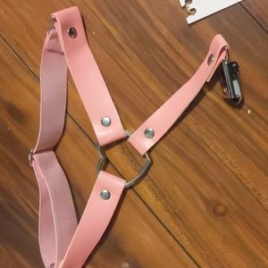 Pink Heart Leg Garters